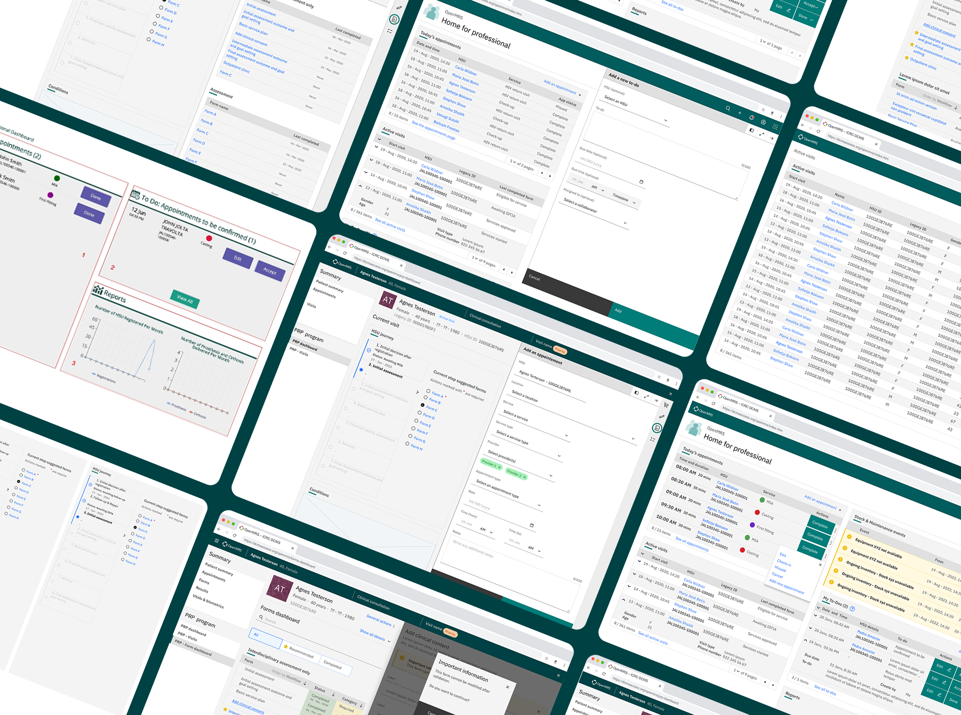 Accompagnement UX du CICR pour la migration d’outil de gestion des centres médicaux (DCMS)